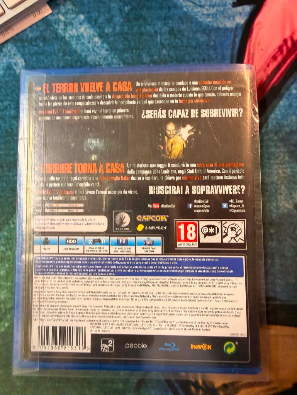 Sony Giochi: Resident Evil 7 Sony Playstation 4 – Usato da Giubiasco venduto da Ticinerd 1
