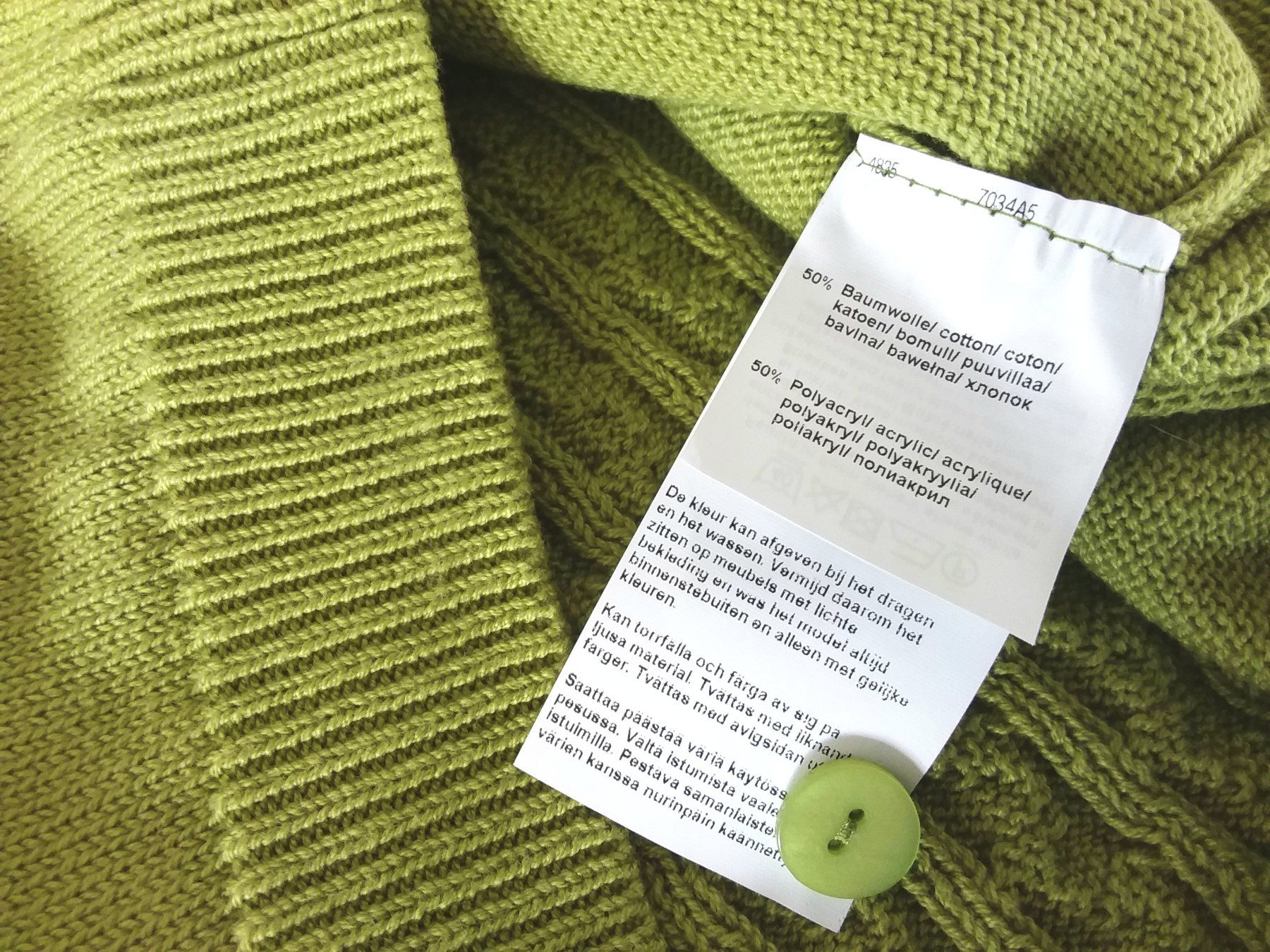 Giacche: MONA Strickjacke, Gr 44, Baumwolle + – Usato da Immensee venduto da Btrutmann 2