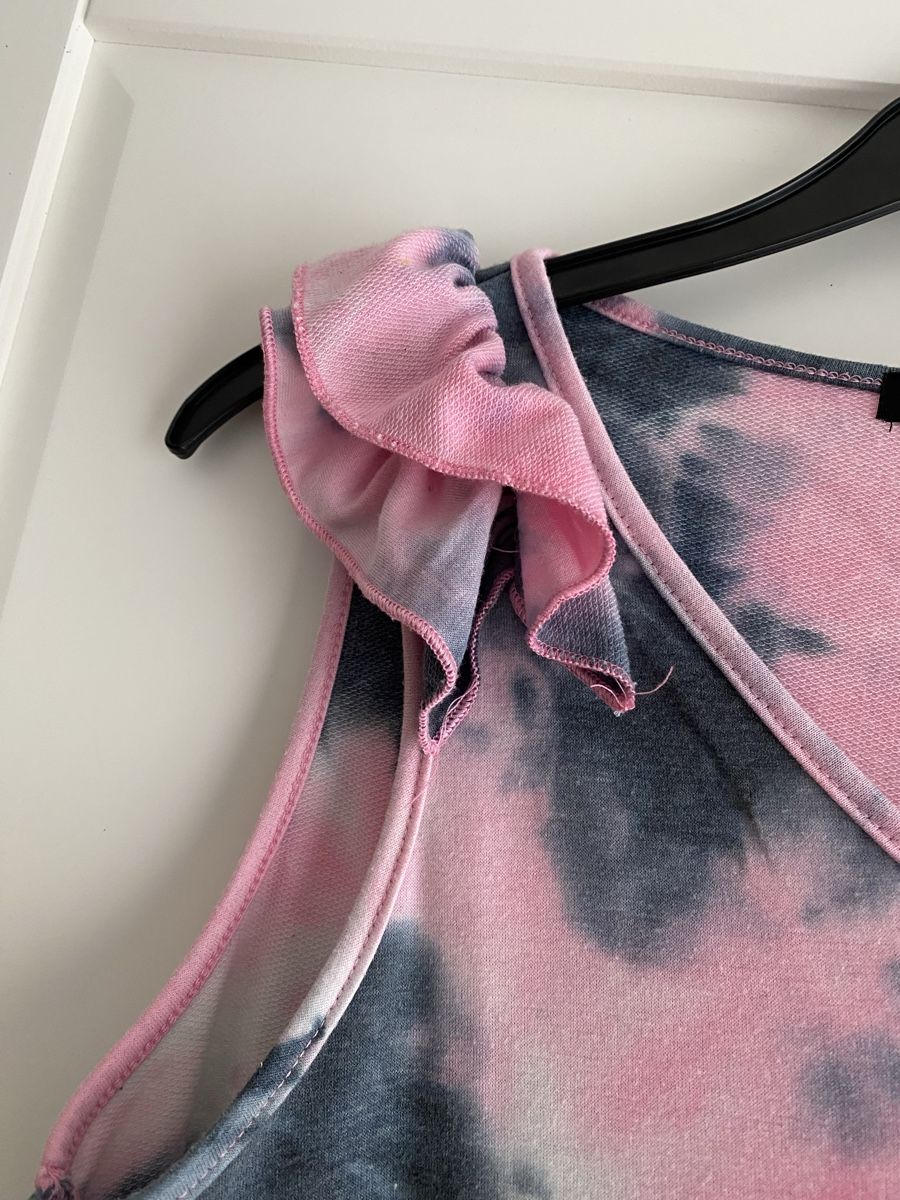 Tops: Sommer Top mit Batikmuster, Grösse S, – D'occasion à Sargans par sel85 1