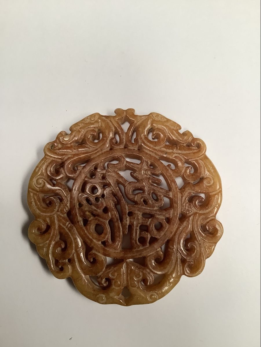Ciondoli: Altes Jade Amulett – Usato da Zürich venduto da Albatros57