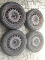 4x 17 Zoll Stahlfelgen (Peugeot/Citroën) + 4 Reifen