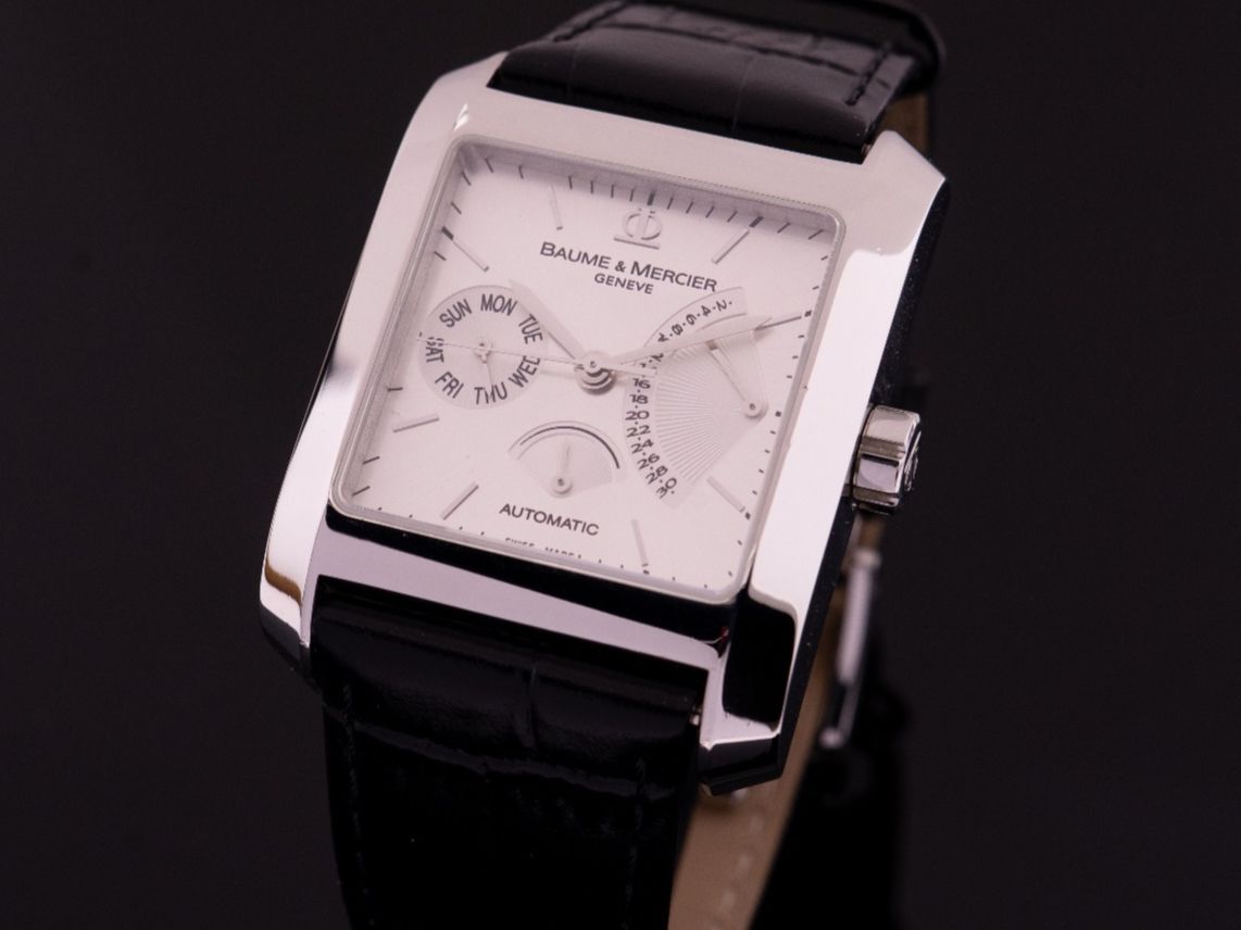 Baume & Mercier Orologi: Baume Mercier Hampton Classic Square, William Baume Coll – Usato da Bülach venduto da M.RothUhrenatelier