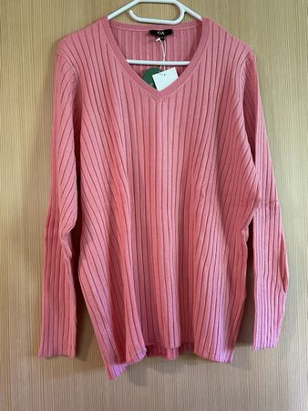 Neuer dünner Pullover von C&A Grösse XXL rosa mit seidenglan