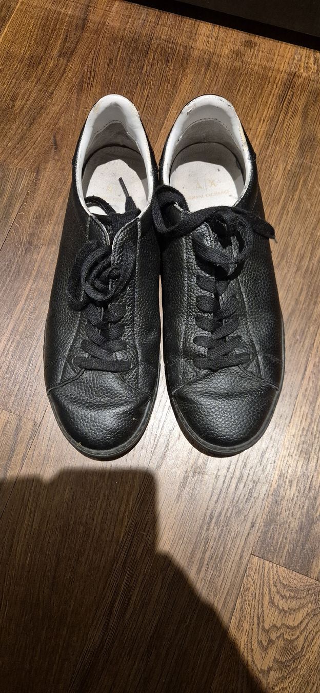 Armani Scarpe da uomo: Schwarze Lederschuhe, Grösse 41- Klassisch & Bequem – Usato da Bubikon venduto da NaralieG 2