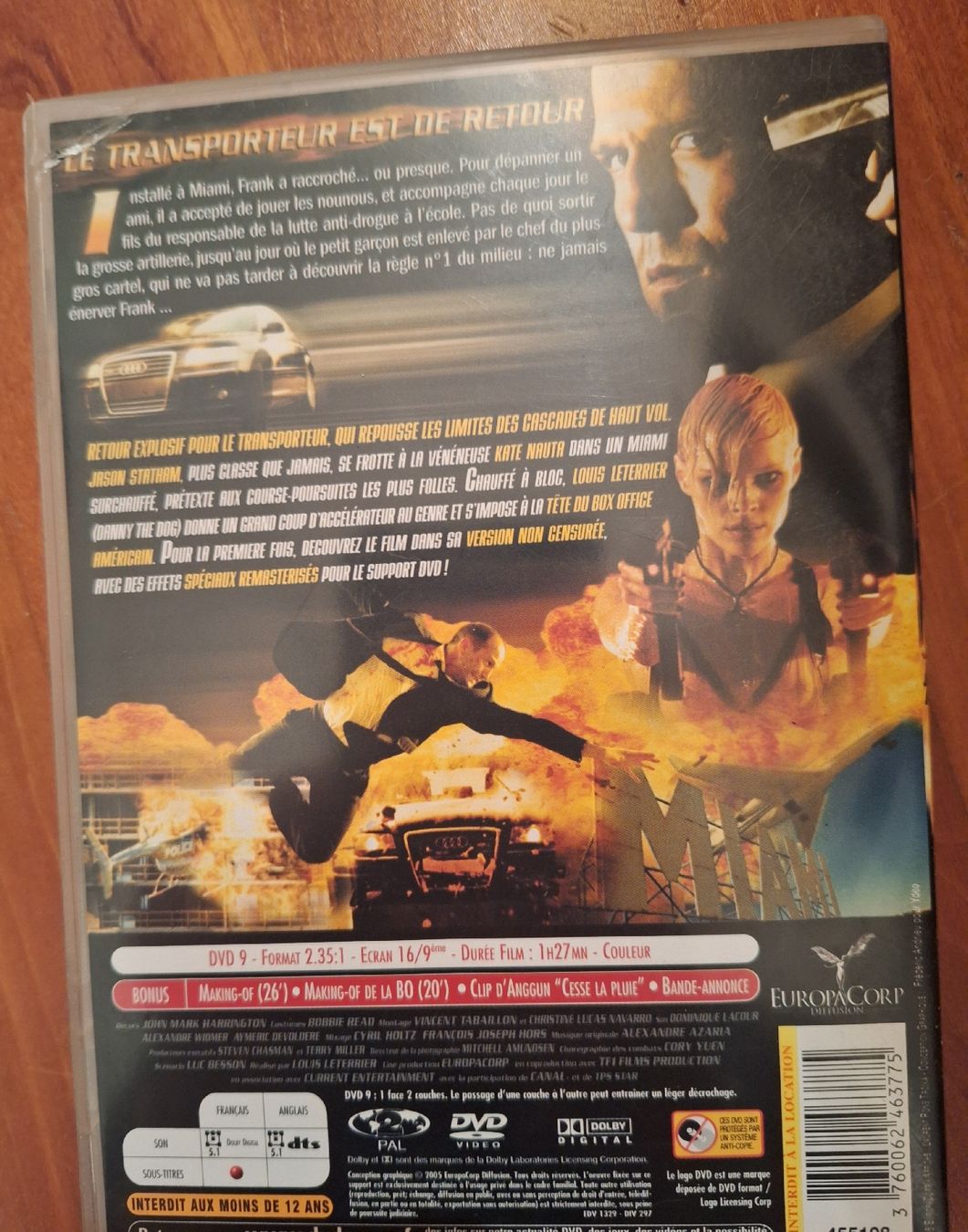 Tutti i DVDs: Transporter 1 & Transporter 2 – Usato da Marly venduto da pau_dn8k 1