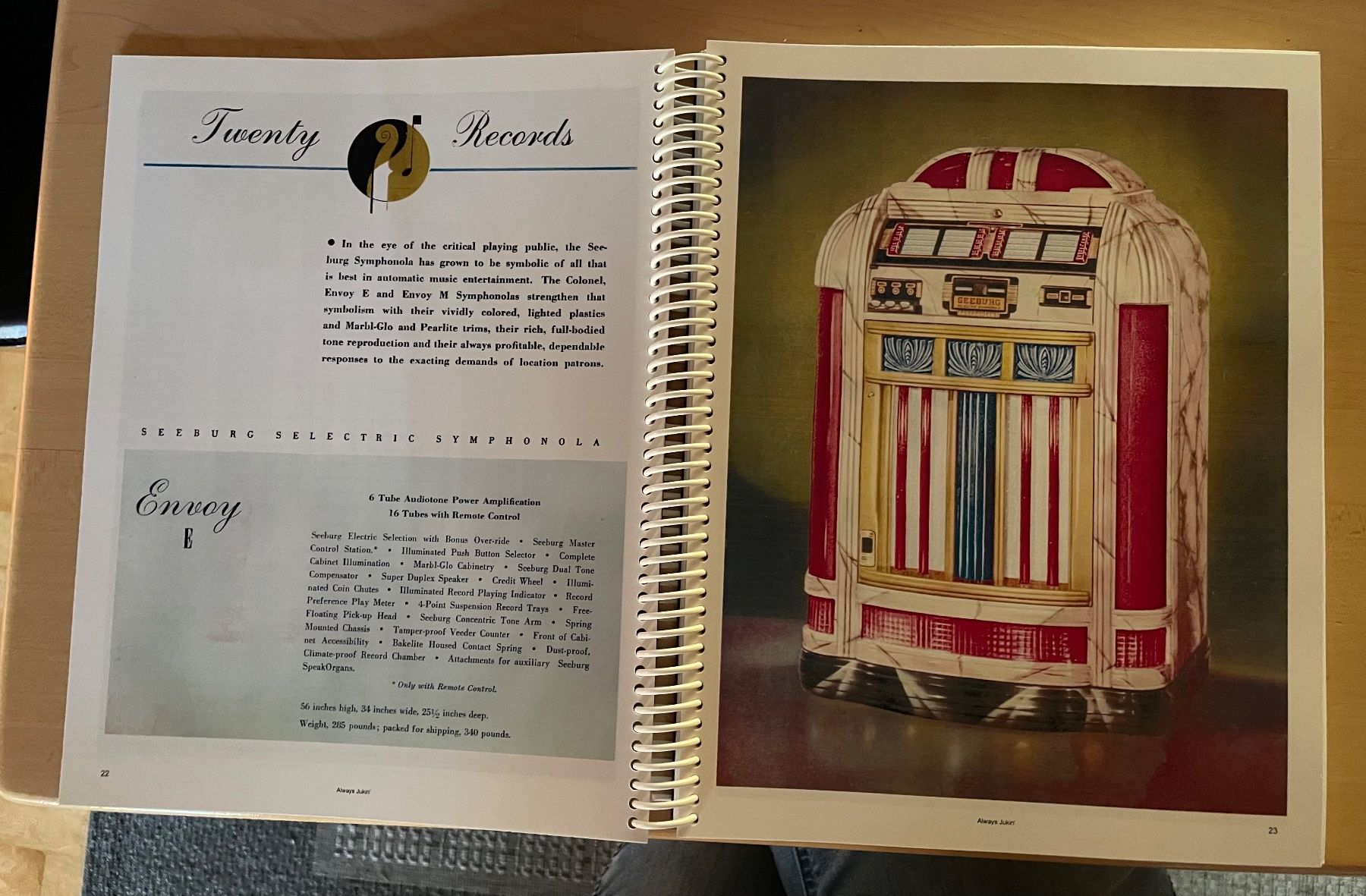 Seeburg Musiktruhen: Wunderschönes Buch Seeburg A Jukebox History - neu – Neu (gemäss Beschreibung) aus Adligenswil von Decor-Tech 2