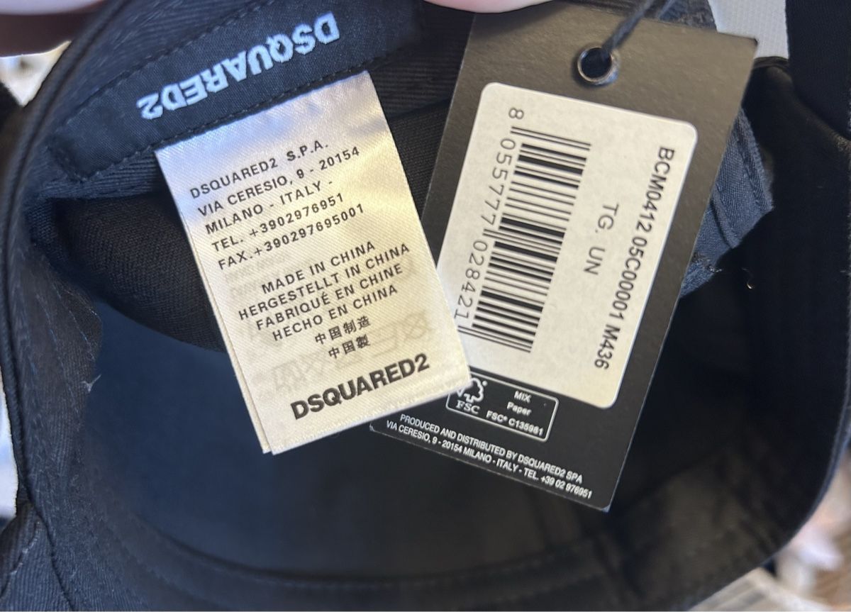 Dsquared2 Copricapi, berretti & cappellini: DSQUARED2 BE ICON  Cap Schwarz Neu – Nuovo e nell'imballaggio originale da Zürich venduto da OLDandNEW. 3