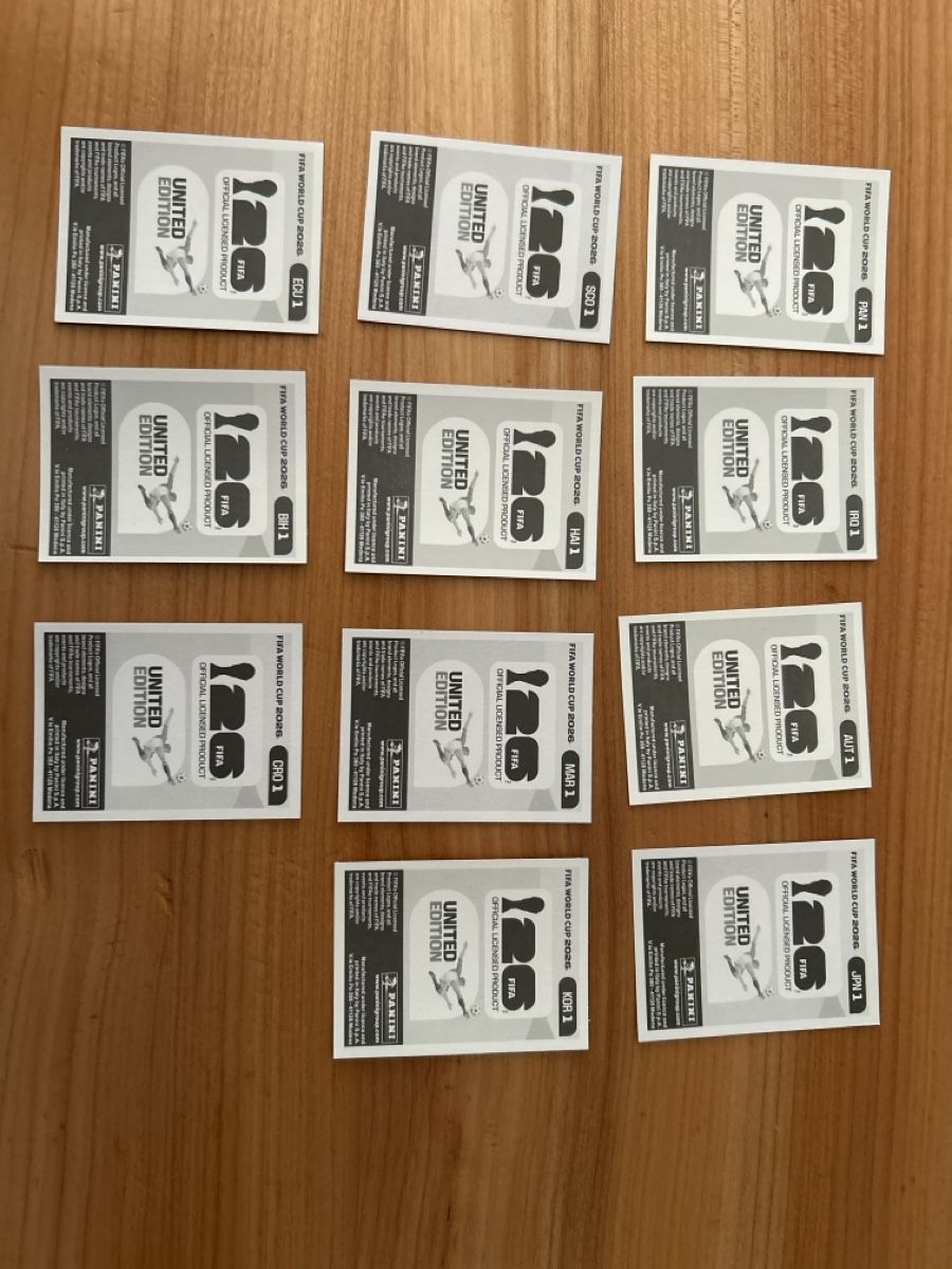 Panini Sammelbilder & Trading cards: Panini 2026 - 11 Wappen – Neu und originalverpackt aus St. Gallen von mic_2tbq 1