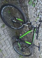 Mountainbike Haibike schwarz gruen gebraucht