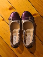 Ballerines Tod's 36 metallique silver/ violet