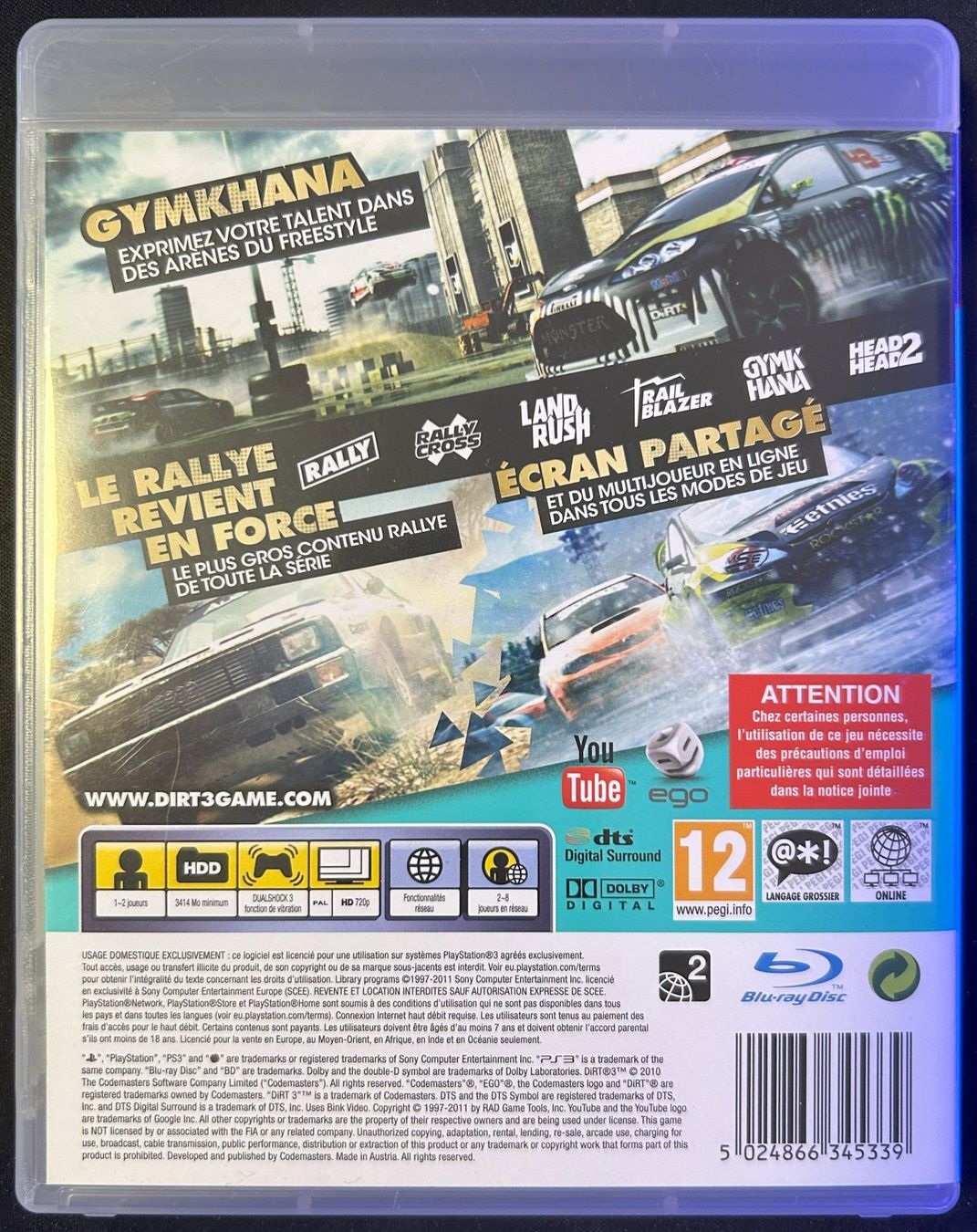 Giochi: PS3 game "Dirt 3" – Usato da Corminboeuf venduto da Ld6NVToZQe 1