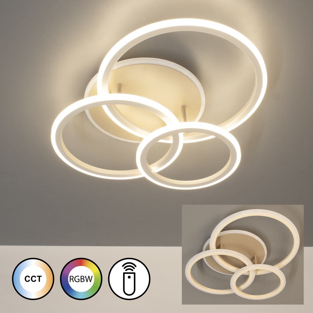 Kronleuchter & Deckenlampen: LED Deckenleuchte, RGBW, 60 cm x 51 cm – Neu (gemäss Beschreibung) aus Kreuzlingen von Smart-Light