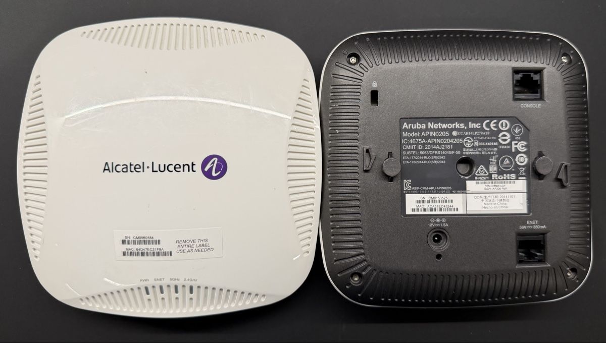 Radiocomunicazione: 2x Alcatel-Lucent WiFi Access Point APIN0205 – Usato da Naters venduto da FabiNarvik 1