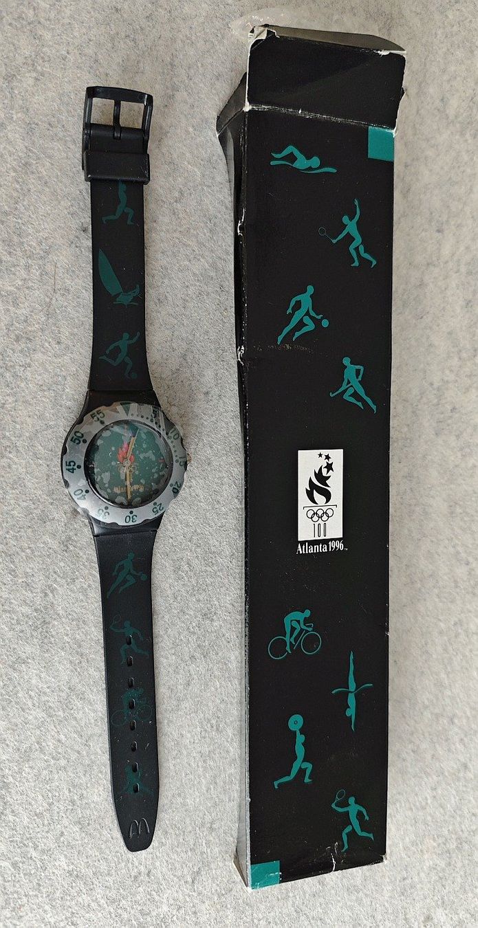 NIB McDonalds Official Olympic Canadian Wristwatch Seiko 1996