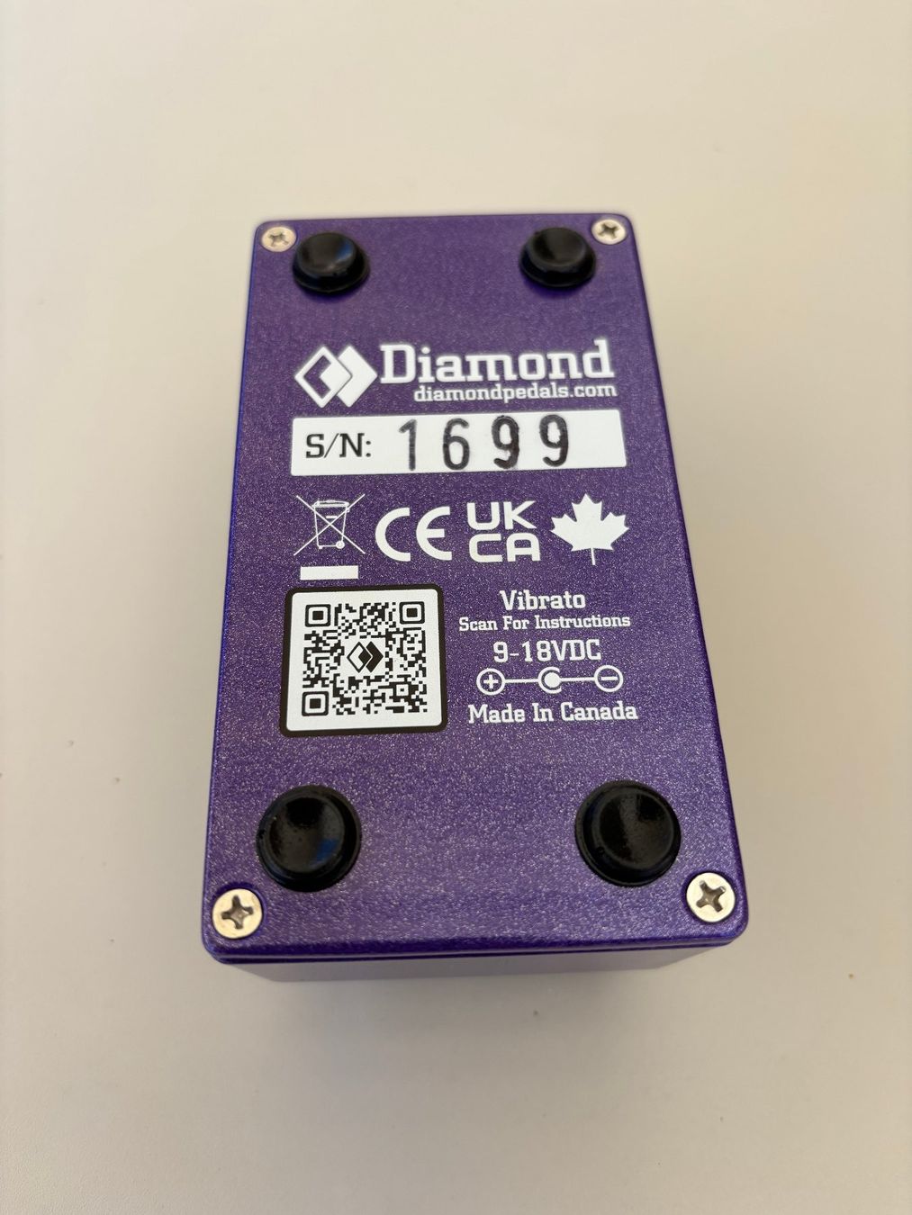 Strumenti musicali: Diamond Vibrato V2 Pedal – Usato da Gland venduto da Barrel_b 5