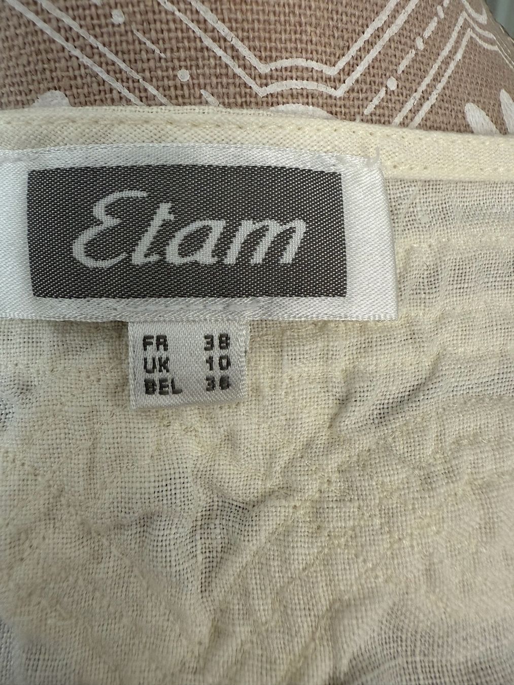 Etam Vestiti: Etam - robe - Lin -  36 – Usato da Sion venduto da accroshoes 3