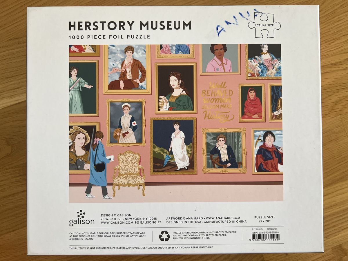 Puzzle: Puzzle Herstory Museum, 1000 Teile – Usato da Frick venduto da clembou 2