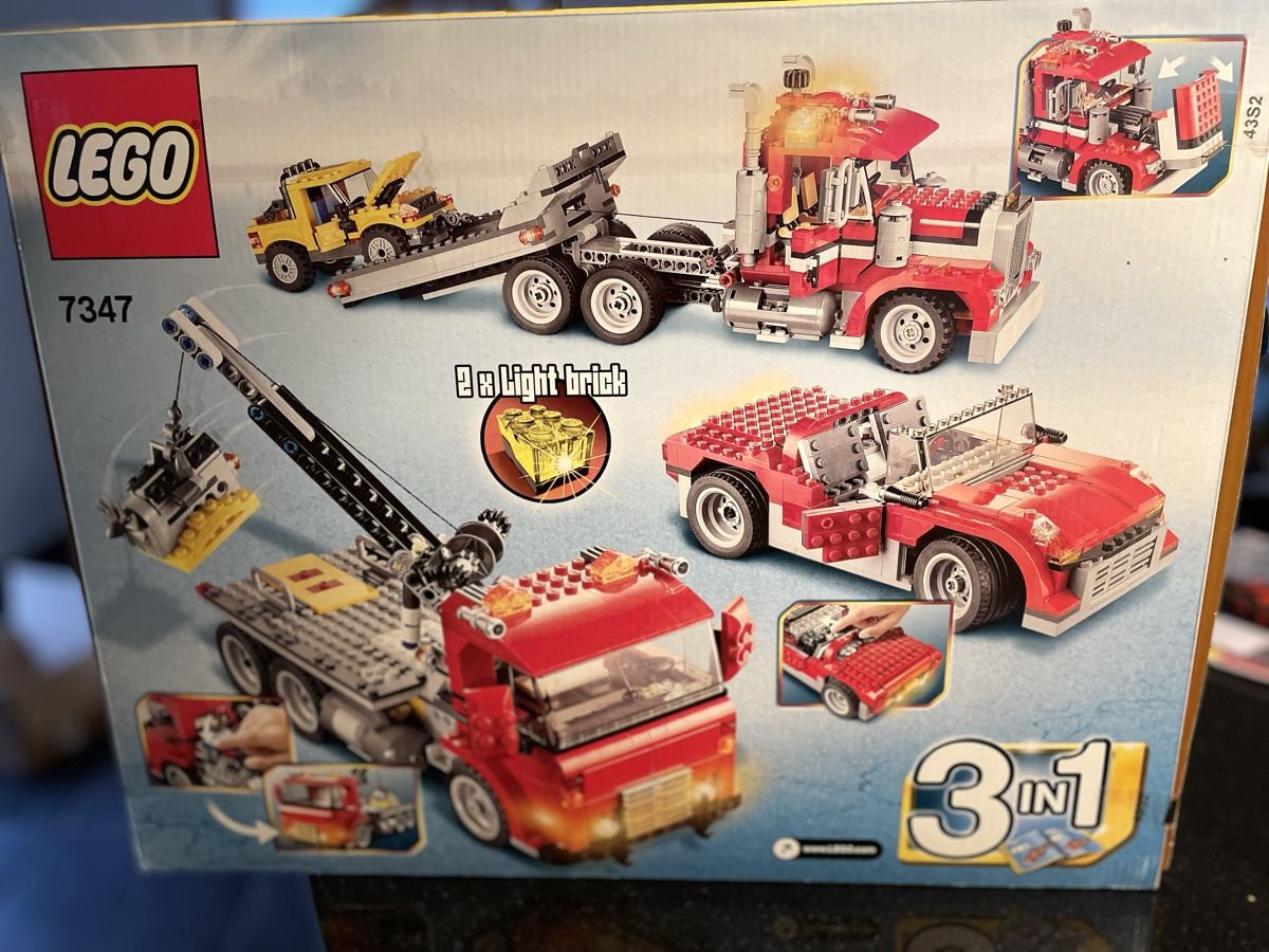 Lego Spielzeuge: LEGO Creator Abschleppwagen 3in1 Nr. 7347 – Neu und originalverpackt aus Aeschlen von Cottage 1