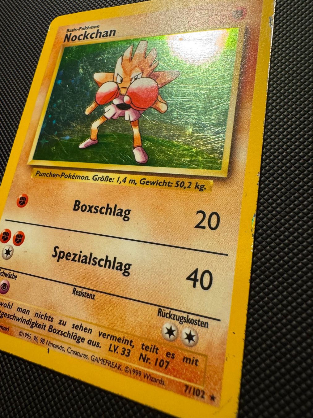 Pokemon Nockchan Holo 7/102 Base Set DE (Gebraucht) in Binz für CHF 4 ...