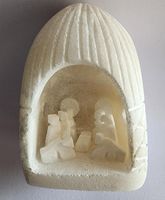 Mini Krippe Reisekrippe Retablo Weinachten Südamerika, Neu