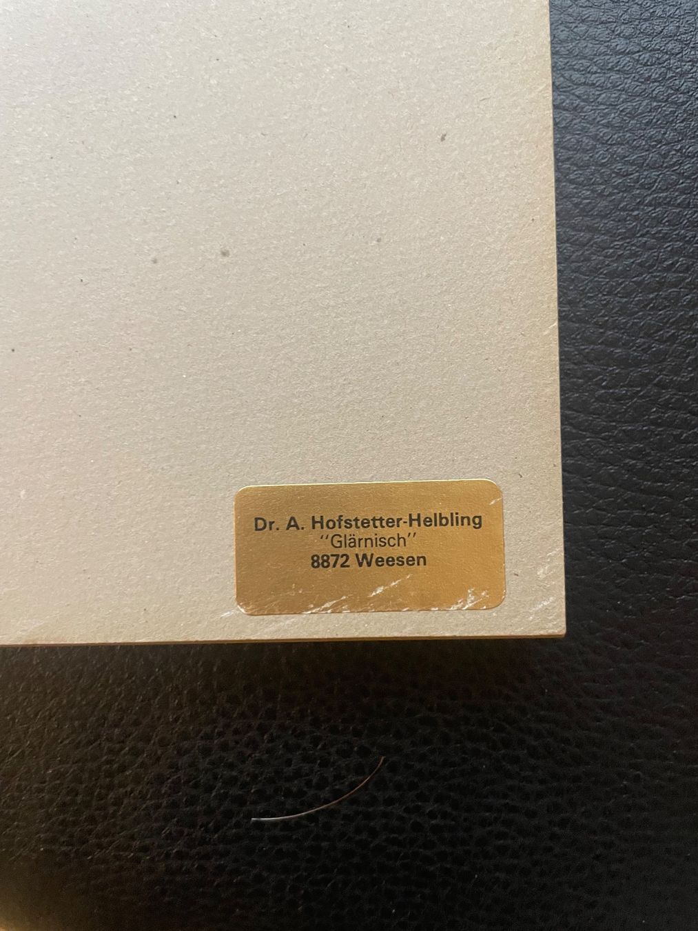 Incisioni: Stich von WEESEN – Usato da Wallisellen venduto da Casanna56 2