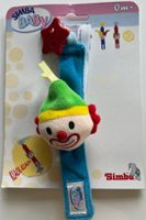 SIMBA Nuggi Schnuller Clown Kette Klemme Stern Farben