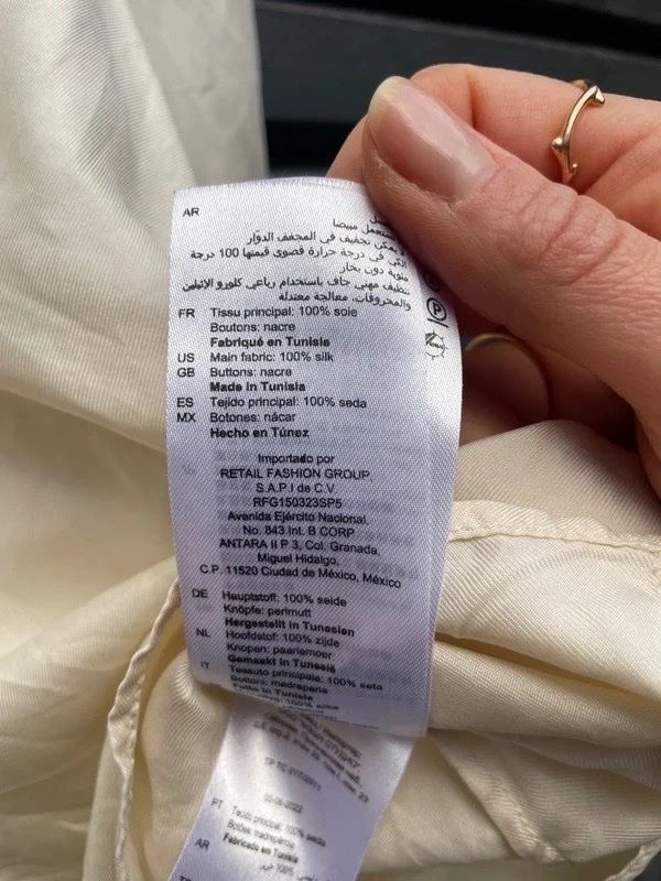 Sandro Camicette: Sandro silk shirt size 36. – Usato da Yverdon-les-Bains venduto da pen_bbz8 3