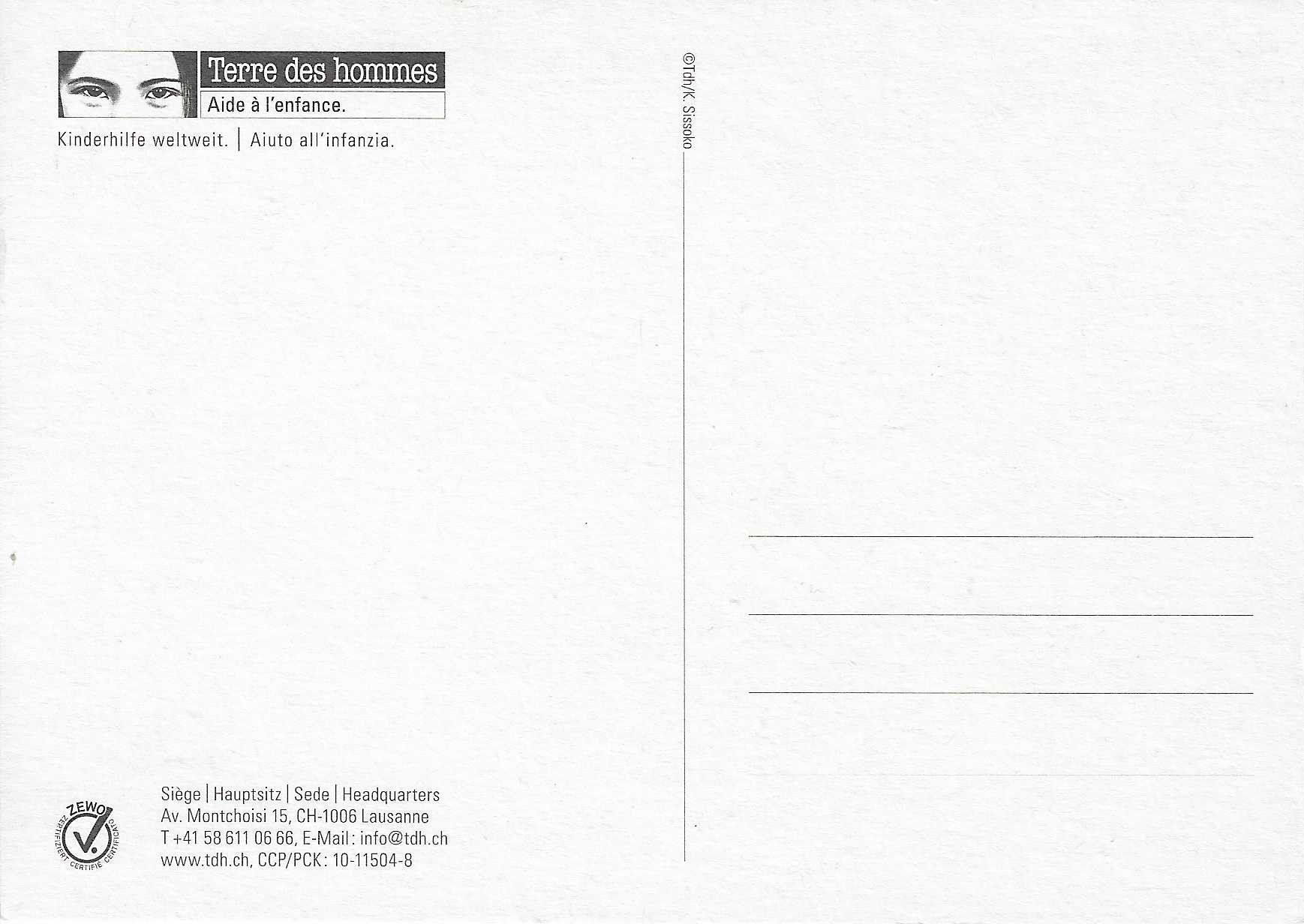 Cartoline postali: Terre des hommes – Nuovo (secondo la descrizione) da Rothrist venduto da Stranglehold 1
