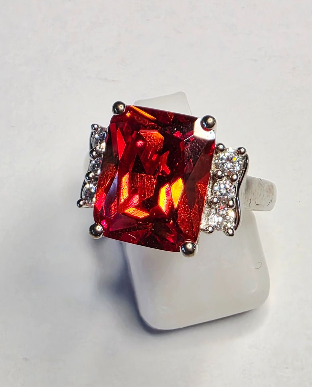 Bagues: Feueropal Zirkon Ring – Neuf (Voir description) à Zürich par benedikt12 2