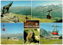 St. Moritz - 5 Bild AK Corviglia