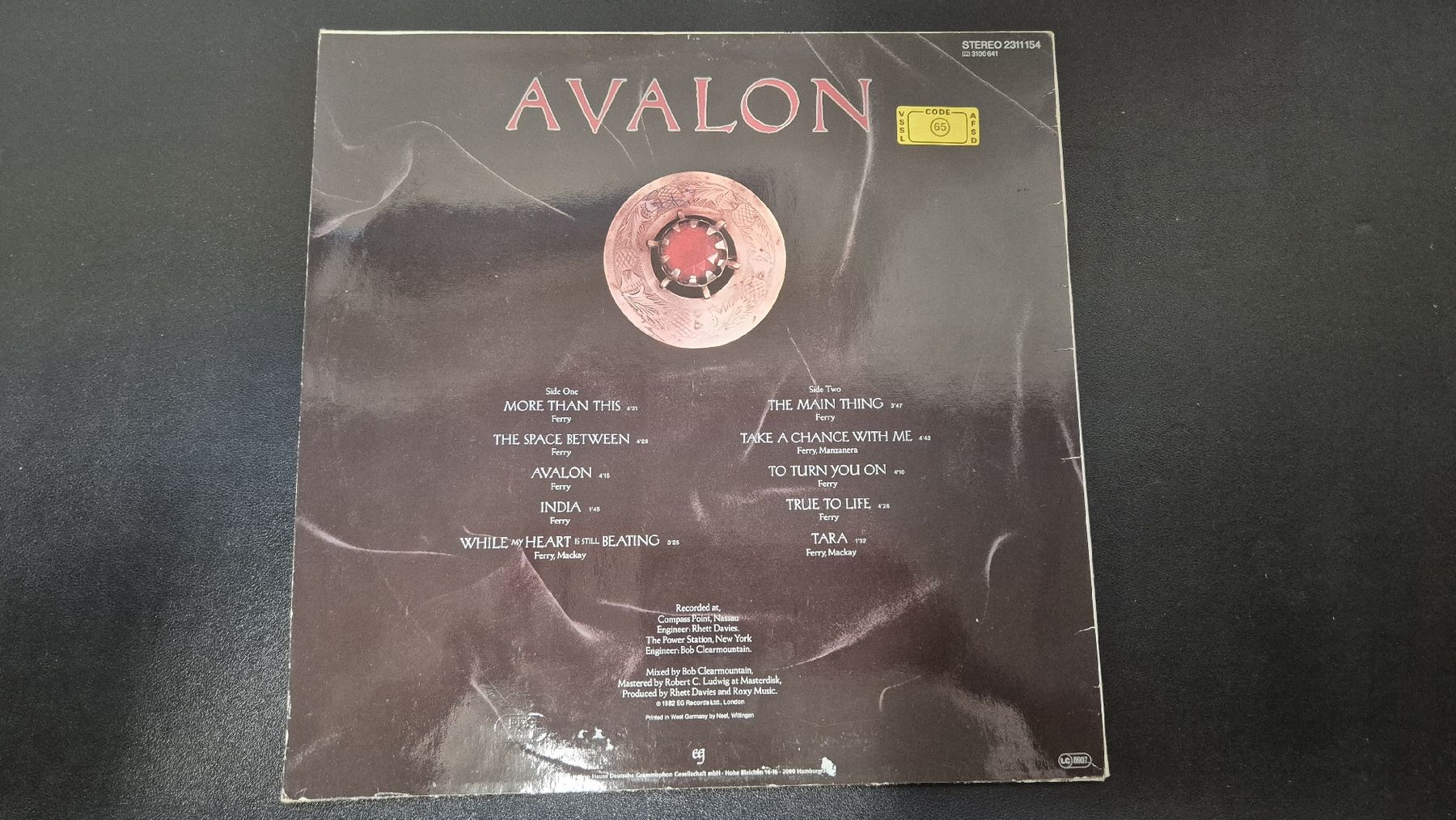 Dischi in vinile: Roxy Music - Avalon Vinyl/LP – Usato da Pfäffikon ZH venduto da M54X 1