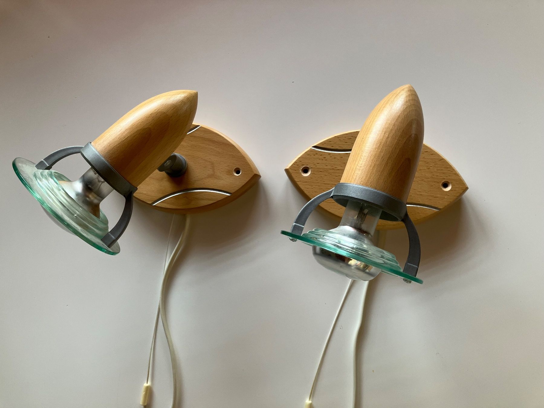 Lampen: Wandlampen Holz 2er Set – Gebraucht aus Rüti ZH von captnjohnny 1