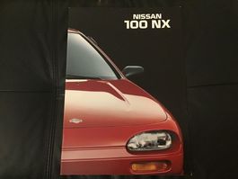 Nissan 100 NX Verkaufsprospekt Februar 1993