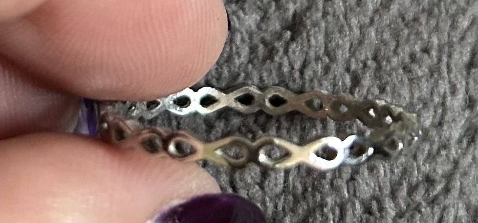 Mood Bagues: Medium argent 3D infini – D'occasion à Saxon par Nzo 1
