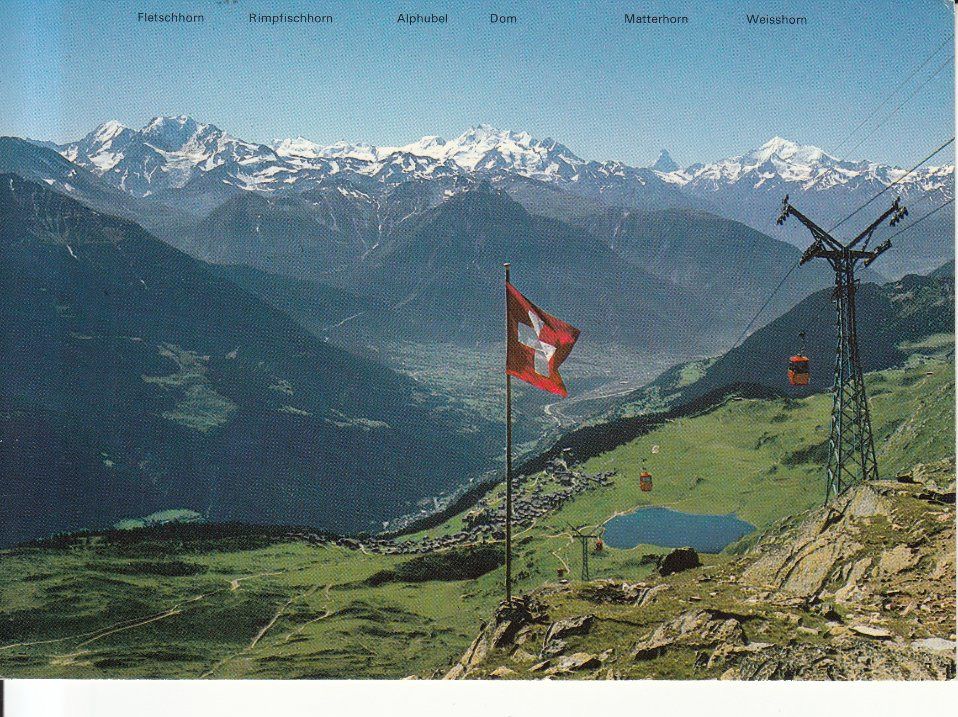 Cartoline postali: Bettmerhorn 1991 – Usato da Bürglen TG venduto da StampGraf