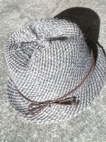 Strickhut aus Wollstoff in grau - Größe ca. 56cm