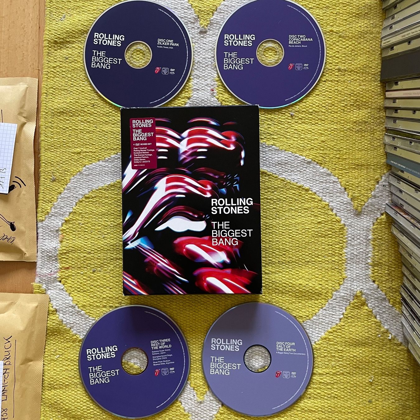 Tutti i DVDs: ROLLING STONES-BOX SET 4DVD/7STD THE BIGGEST BANG – Usato da Rorschacherberg venduto da CD-Roli