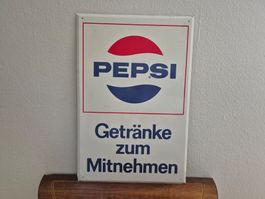 Blechschild Pepsi Getränke Markt Logo Retro Schild Blech
