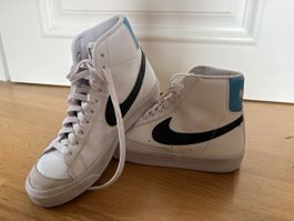 Nike Blazer Mid Sneaker weiss schwarz Zustand akzeptabel