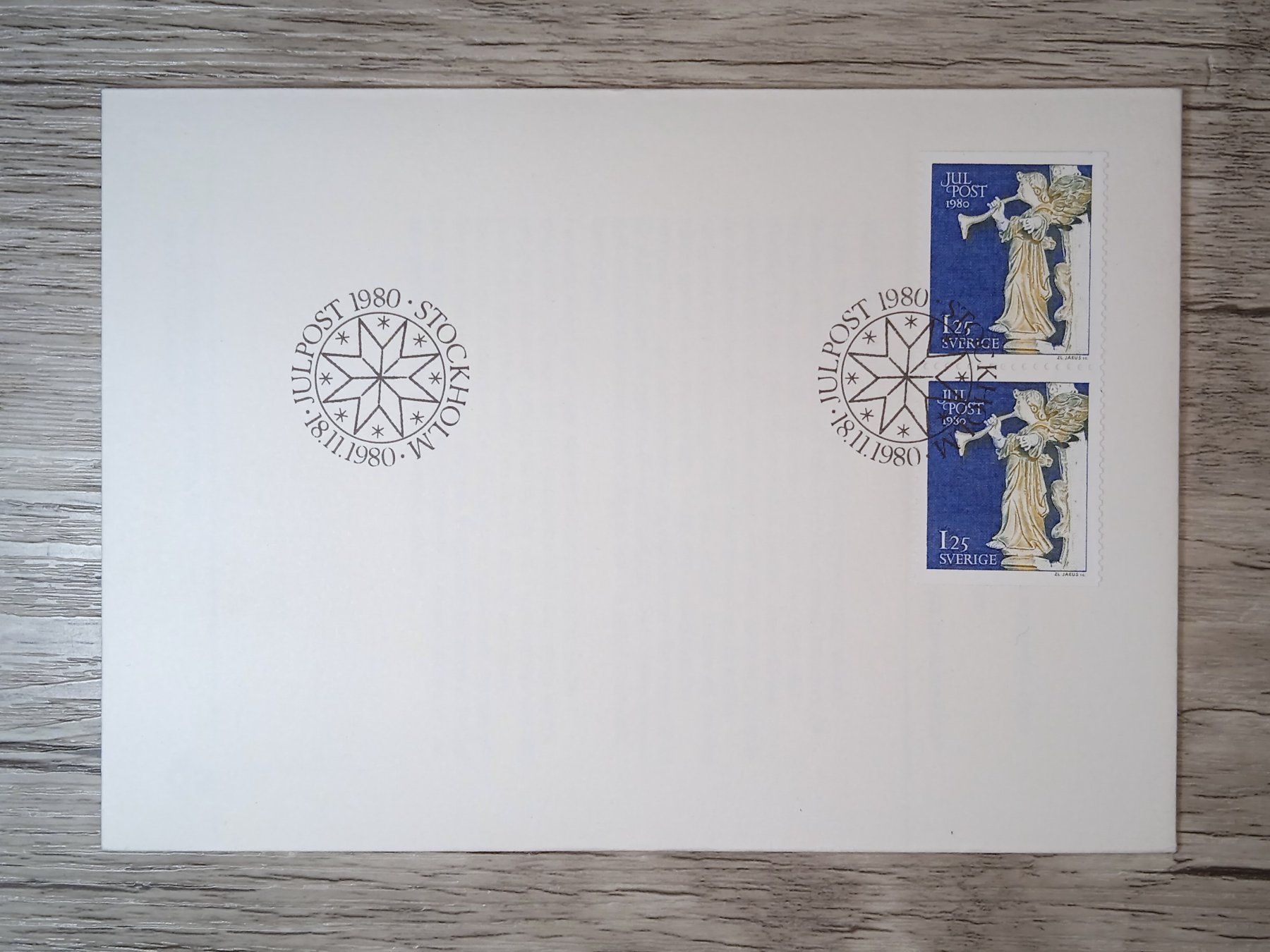 Tutti i francobolli: TR50 Enveloppe + Timbre Suede 1980 – Usato da Cousset venduto da Patrick_Collections