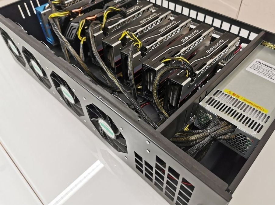 AB 1FR Mining Rig 8x580 8GB Grafikarten (Gebraucht) in Kloten für CHF ...