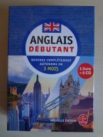 Cours d'anglais, débutant 1 livre et 6 CD - Matériel neuf