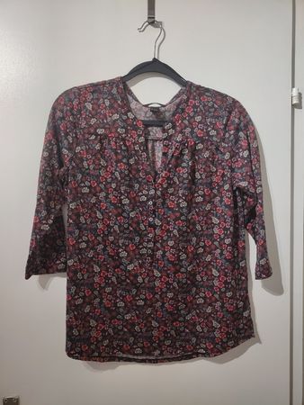 Bluse mit 3/4 Ärmel