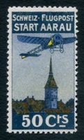 Vorläufer 1913* Flugpost I Aarau, ZS 90.00