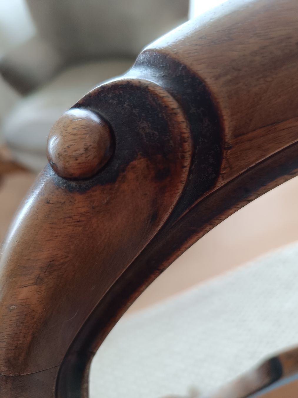 Sedie: Antiker Stuhl mit Rosenmuster - Einzigartiges Design – Usato da Arbon venduto da shantiii 3