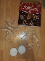 Weihnachtsbeleuchtung mit Saugnapf