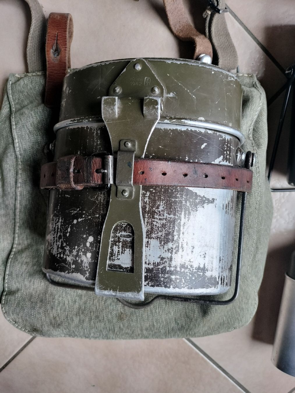 Schweizer Armee Taschen: Antiker Schweizer Armee Militär Brotsack – Gebraucht aus Schwanden Sigrisw von cadieux71 3