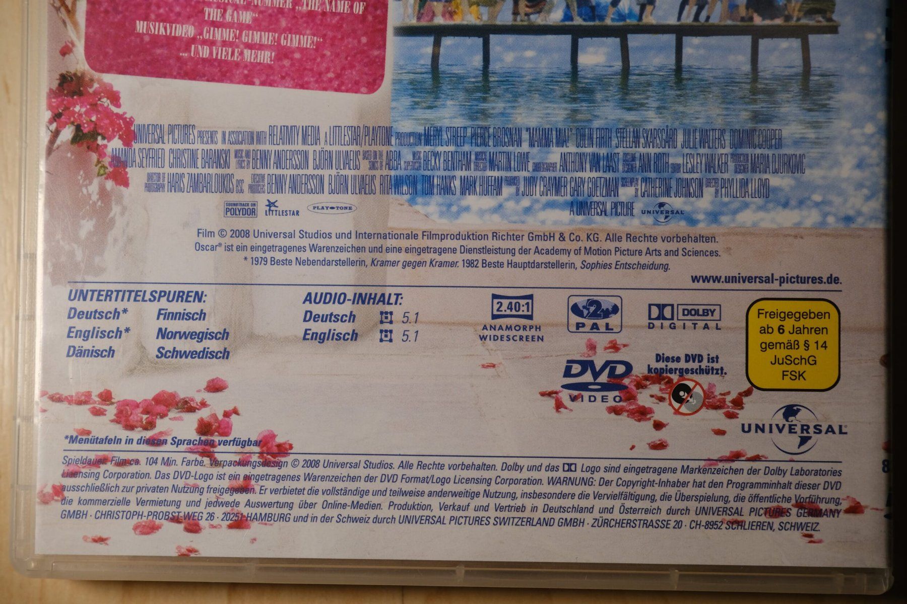 Tutti i DVDs: DVD Mamma Mia – Usato da Aesch (Neftenbach) venduto da Nid-do 2