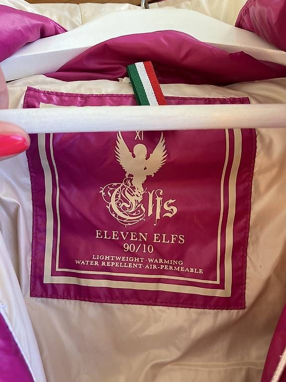 Jacken: Eleven Elfs Jacke Gr. L fuchsia-beige-lime – Gebraucht aus Lyss von stubenwagen 3