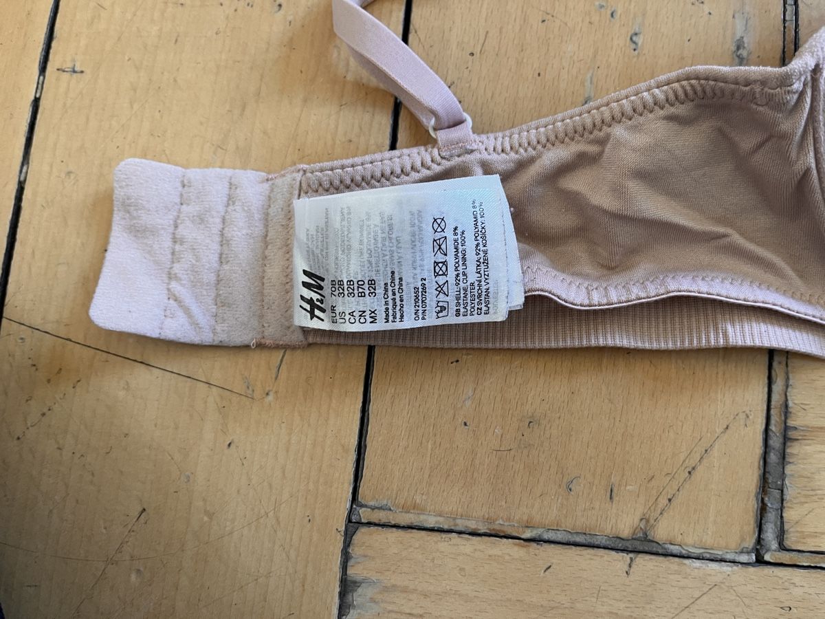 H&M Sonstige Unterwäsche: Push-up BH in Nude, Grösse 70B – Gebraucht aus Zürich von a.b.2025 2